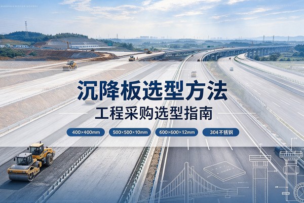 顺河沉降板选择方法