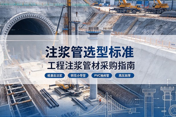 顺河注浆管选型标准