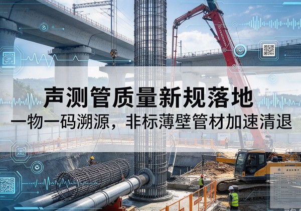 顺河声测管质量新规落地，一物一码溯源，非标薄壁管材加速清退