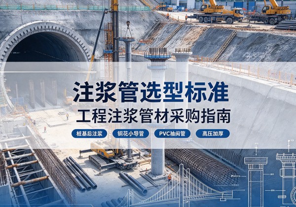 顺河注浆管选型标准